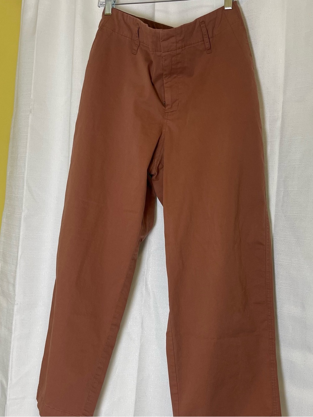 a new day womens Straight-Leg Chino Pants in Rust